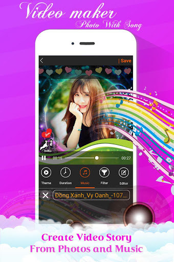 اسکرین شات 5 برنامه Video Maker Photo With Song