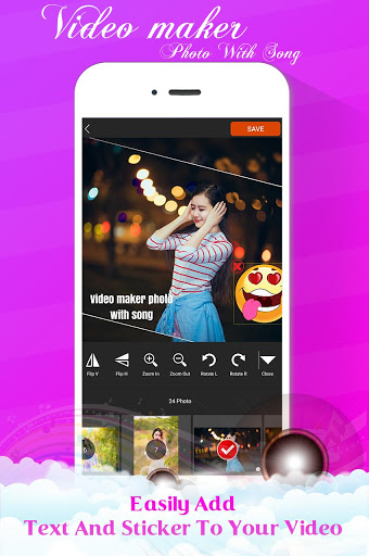 اسکرین شات 6 برنامه Video Maker Photo With Song