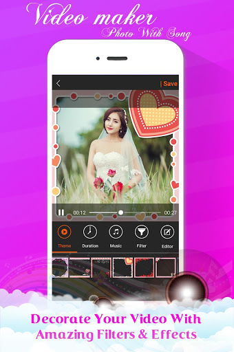 اسکرین شات 3 برنامه Video Maker Photo With Song