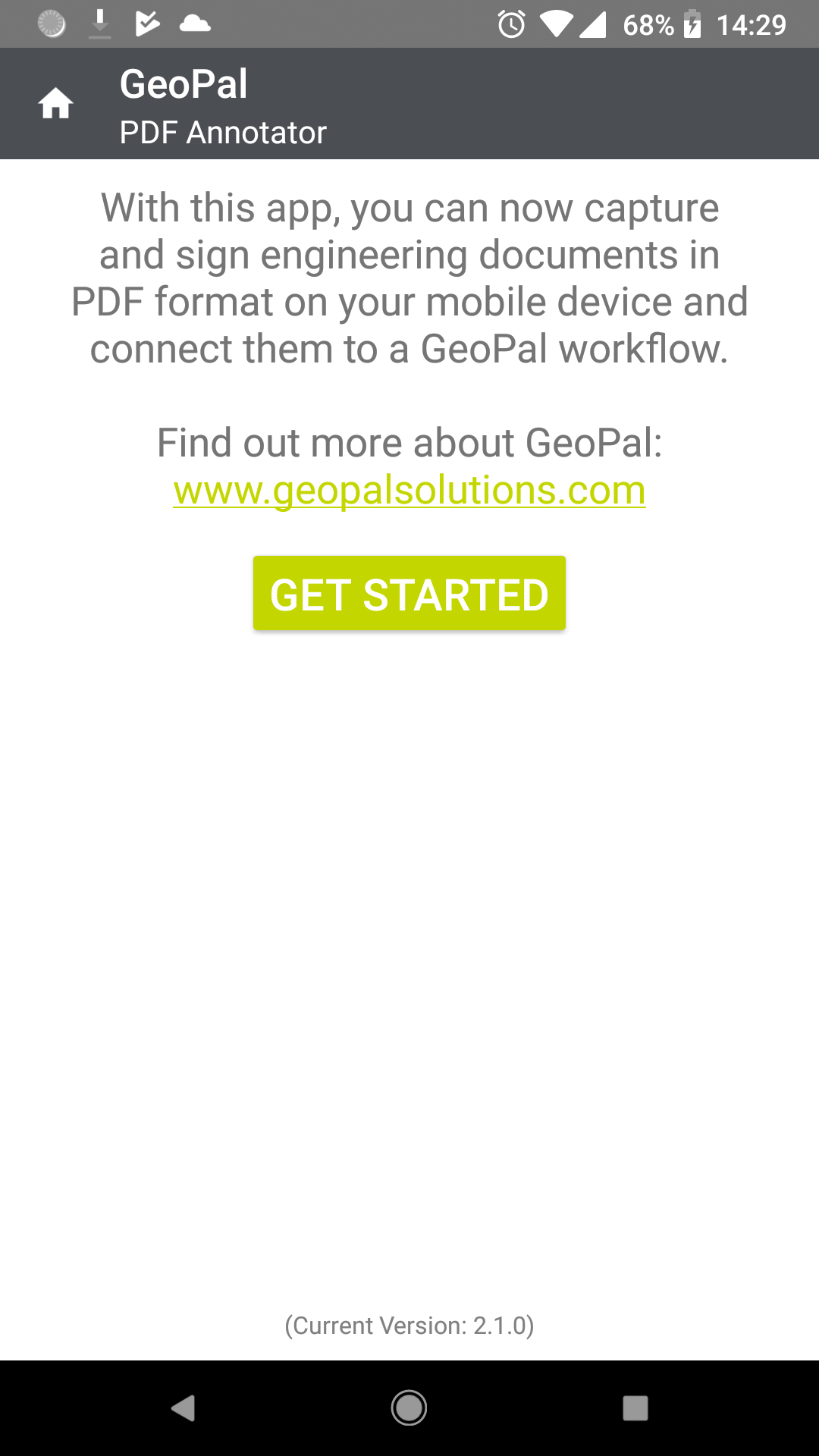 اسکرین شات 1 برنامه GeoPal PDF Annotator