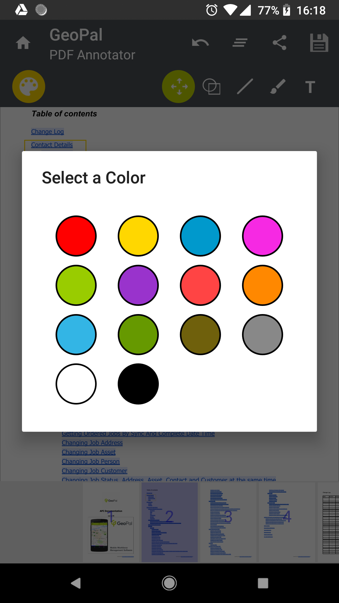 اسکرین شات 8 برنامه GeoPal PDF Annotator
