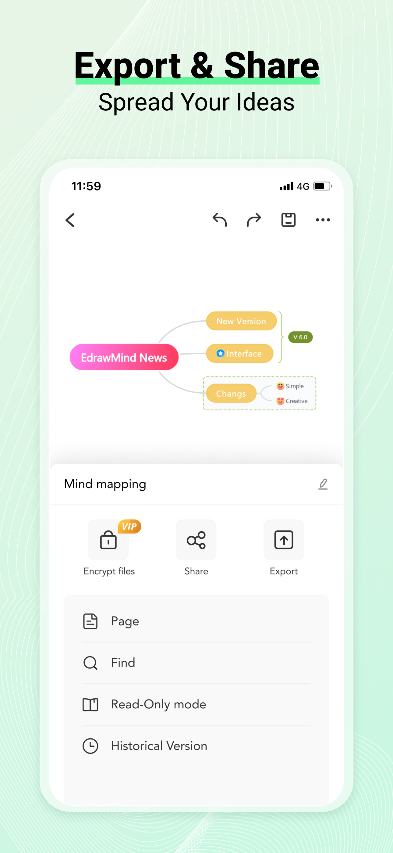 اسکرین شات 7 برنامه EdrawMind: AI Mind map & Note