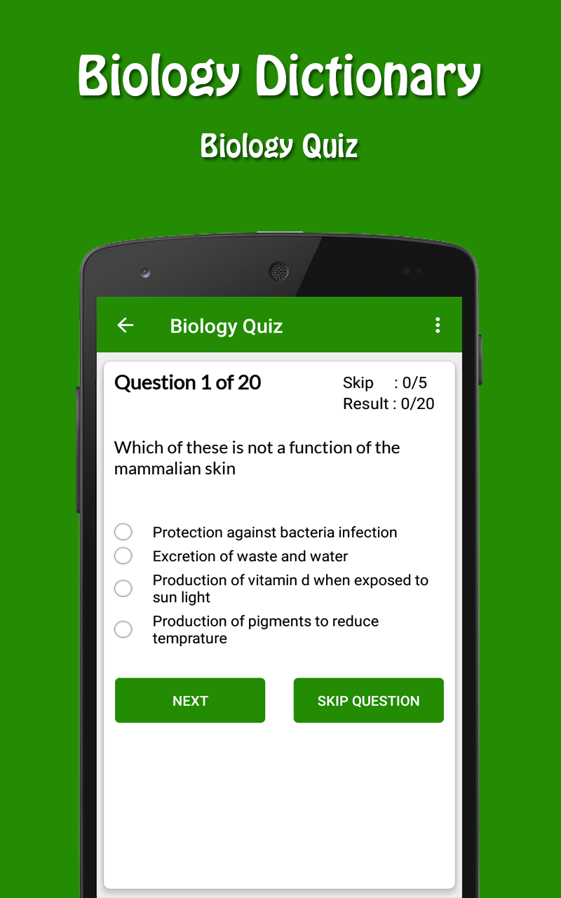 اسکرین شات 7 برنامه Biology Dictionary