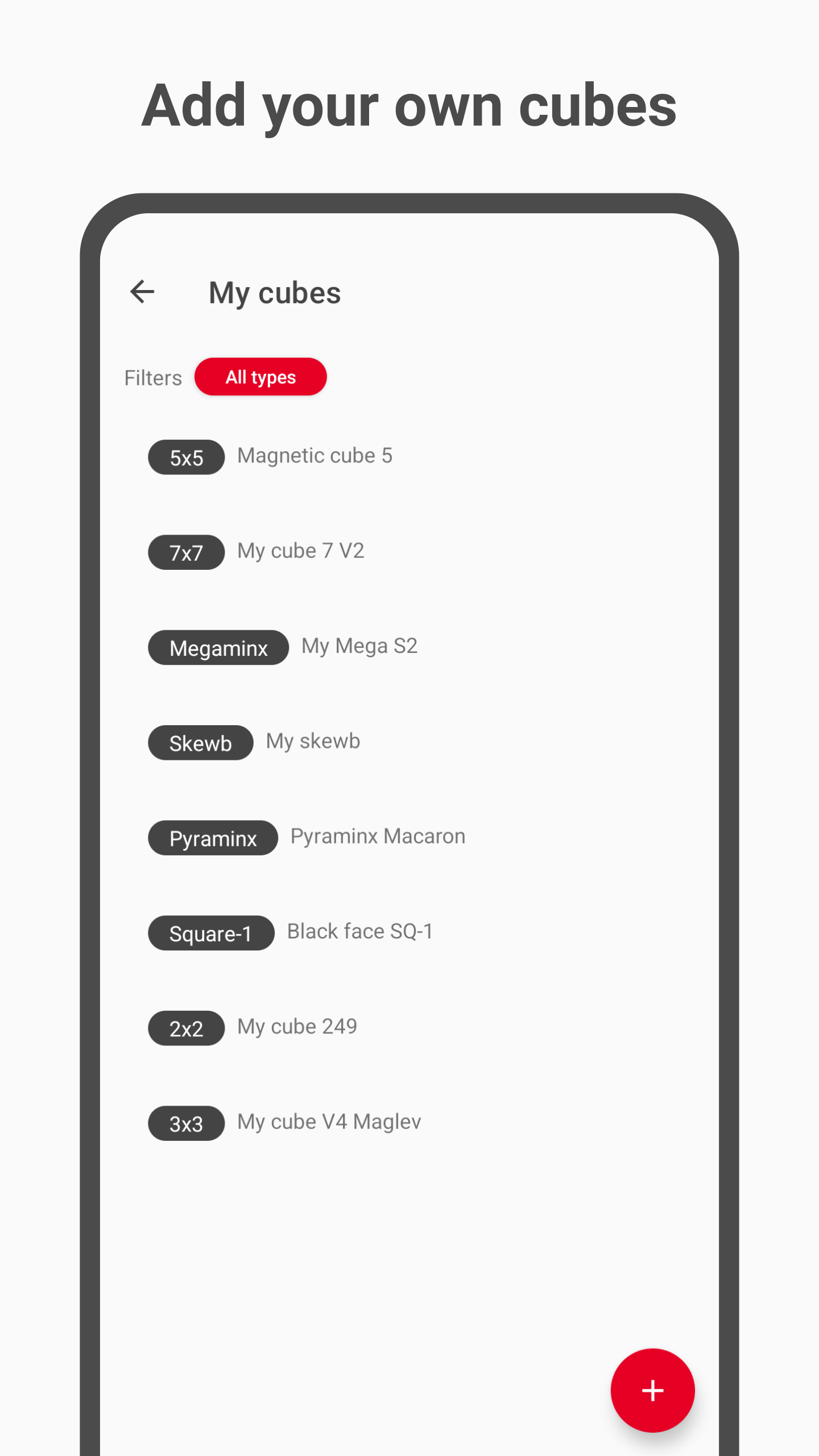 اسکرین شات 6 برنامه Cube Timer
