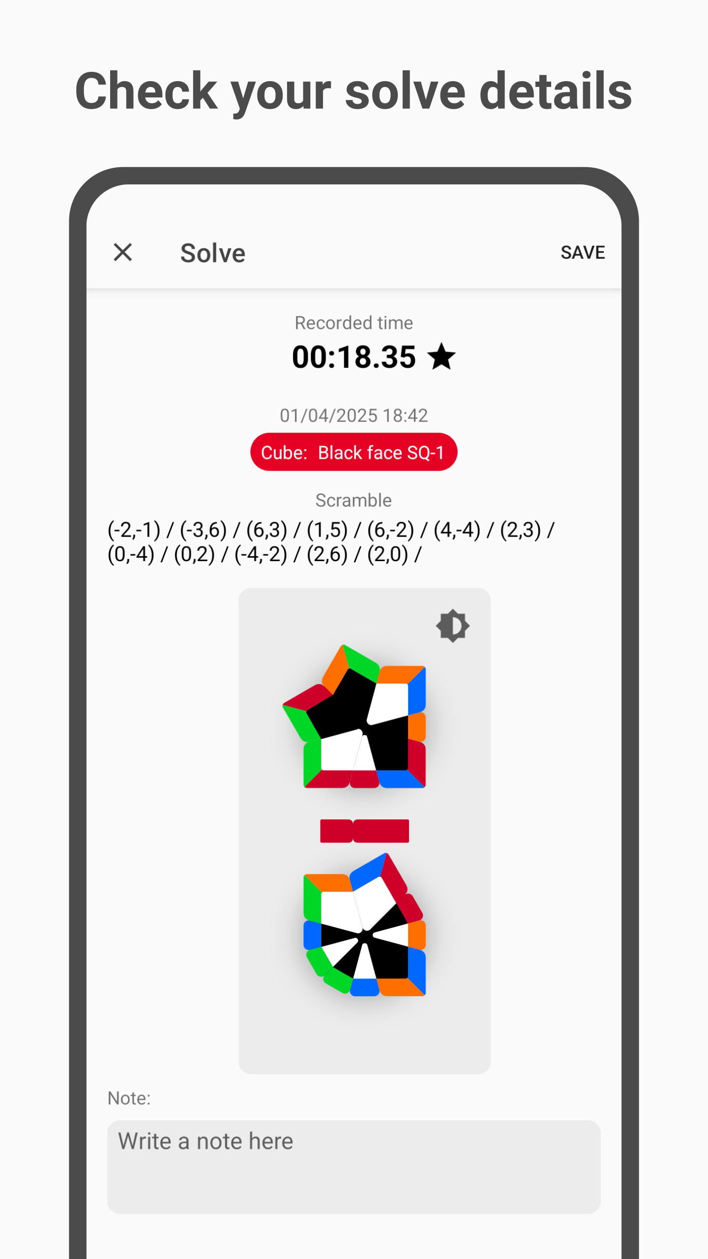اسکرین شات 5 برنامه Cube Timer