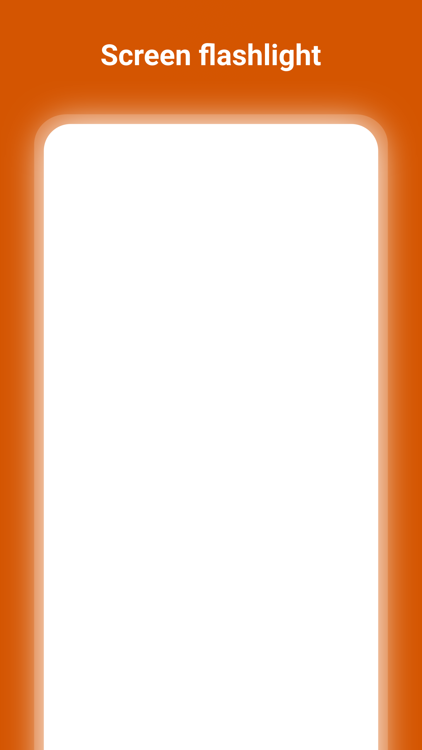 اسکرین شات 1 برنامه Screen Flashlight