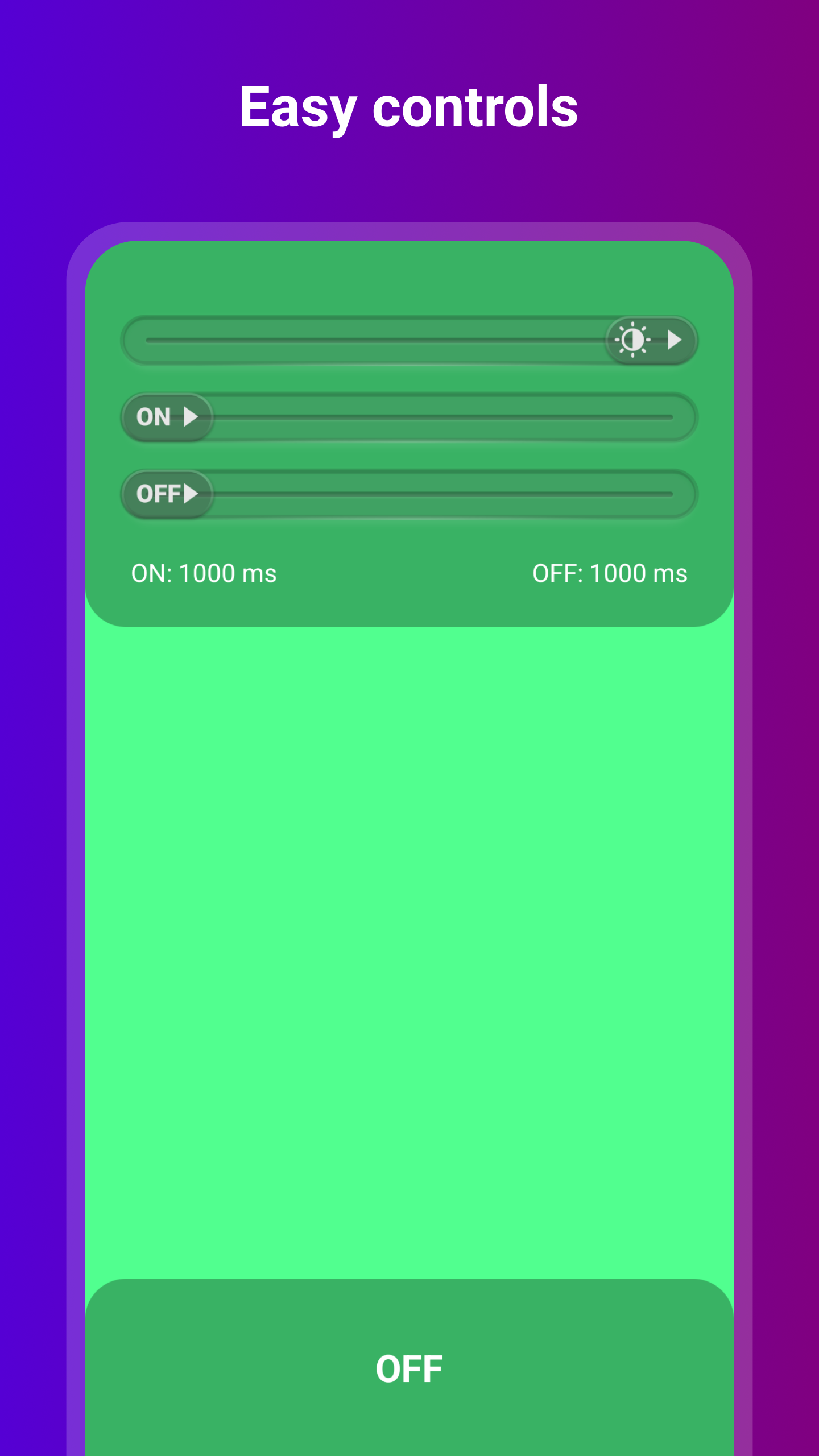 اسکرین شات 5 برنامه Screen Flashlight