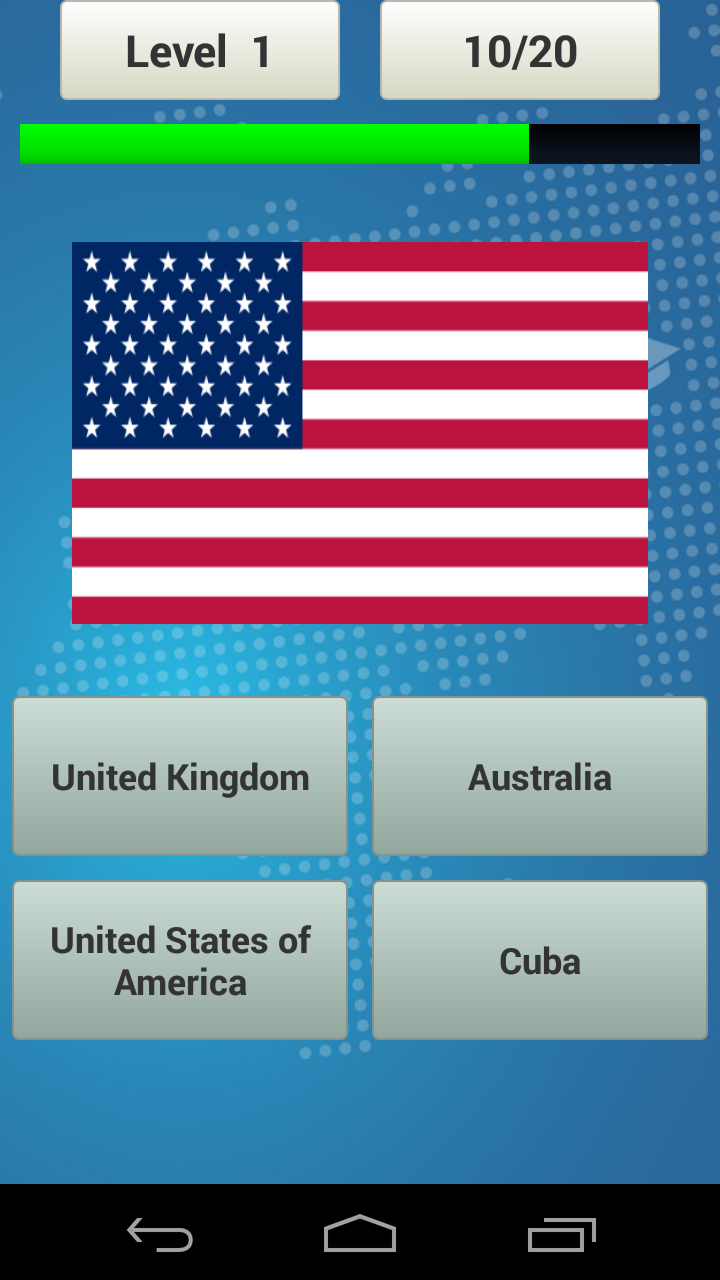 اسکرین شات 2 بازی Flags Quiz - Geography Game