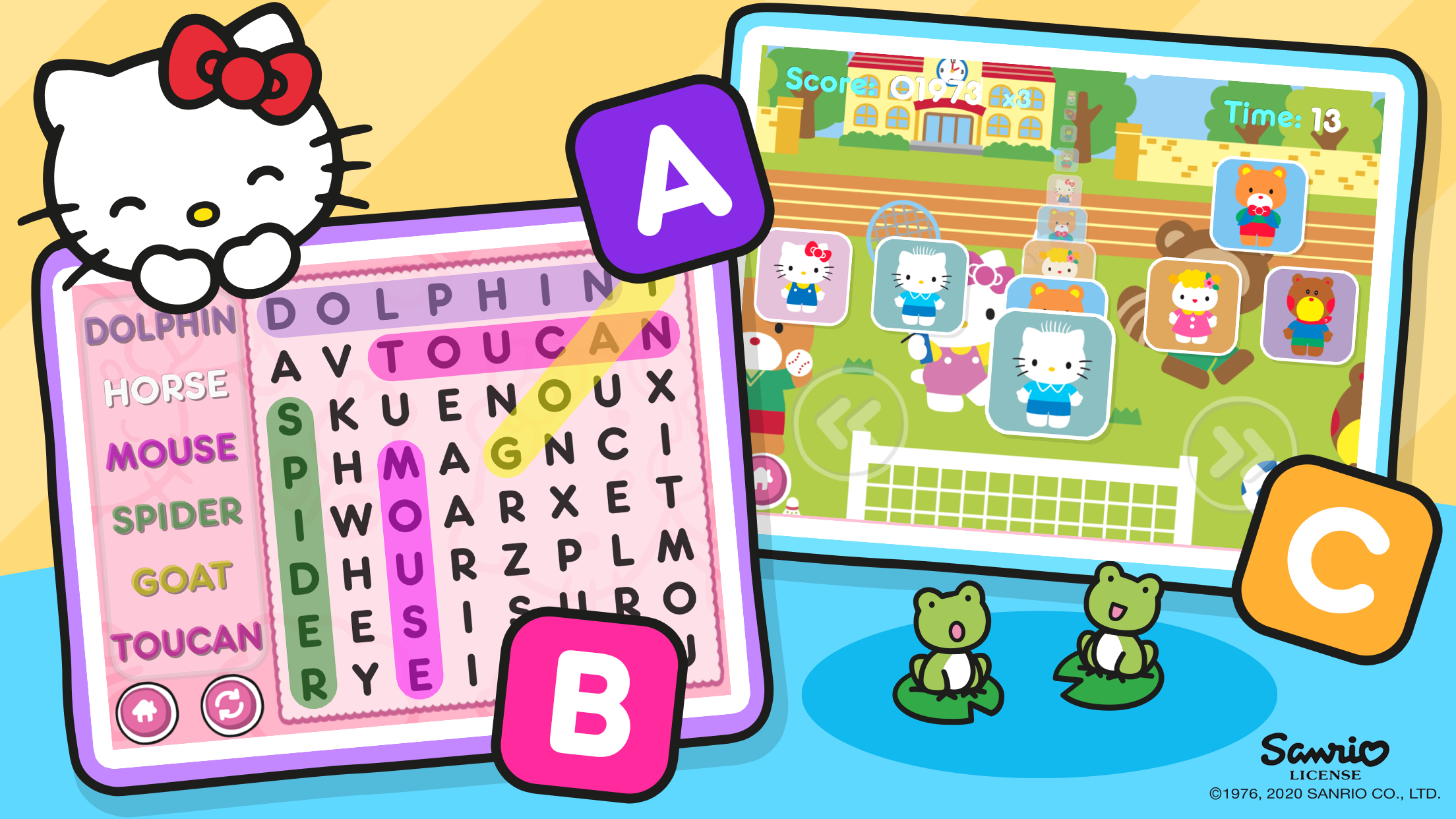 اسکرین شات 3 بازی Hello Kitty. Educational Games