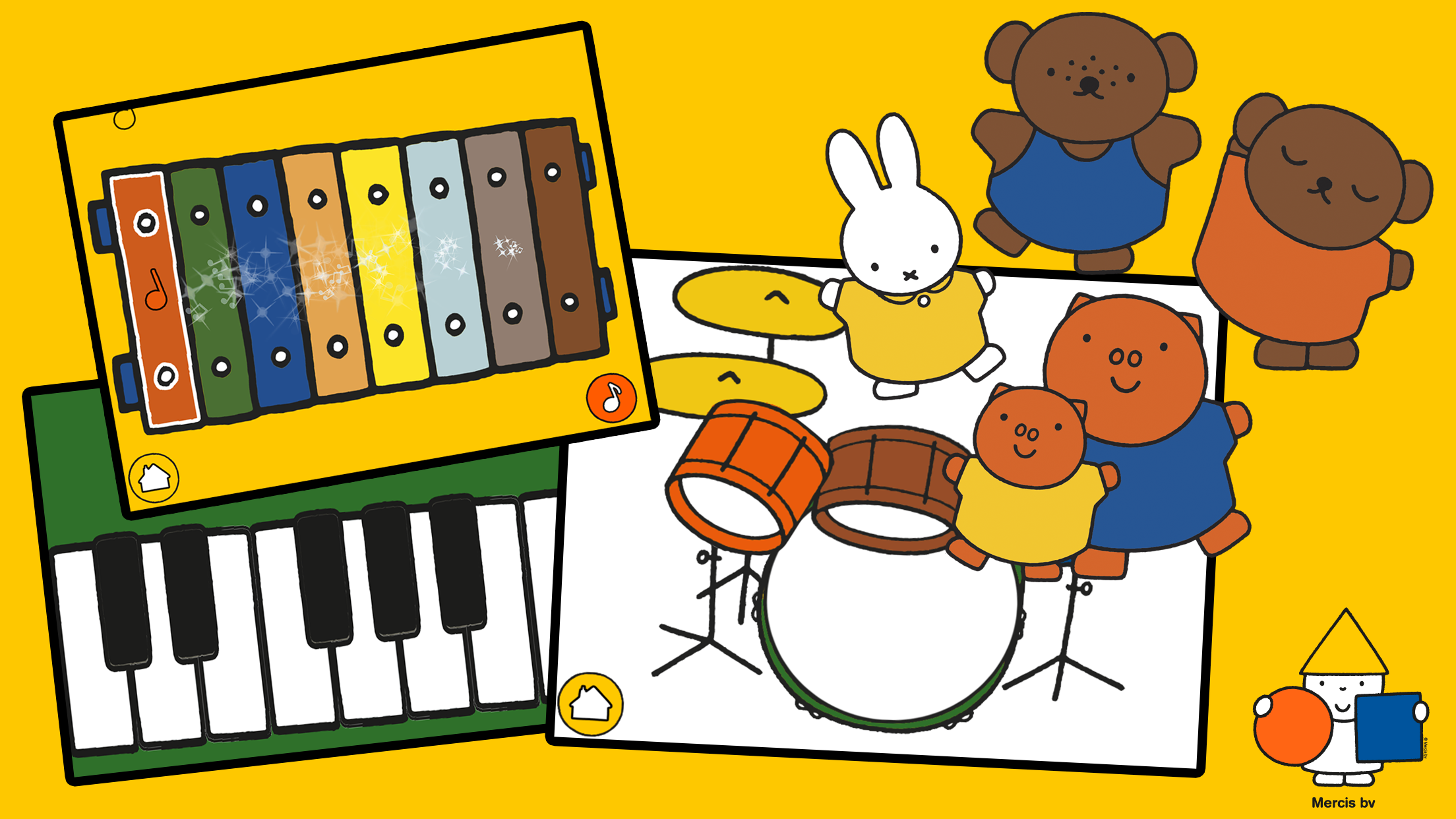 اسکرین شات 2 بازی Miffy - Educational kids game