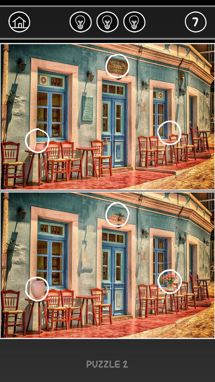 اسکرین شات 3 بازی Find the differences