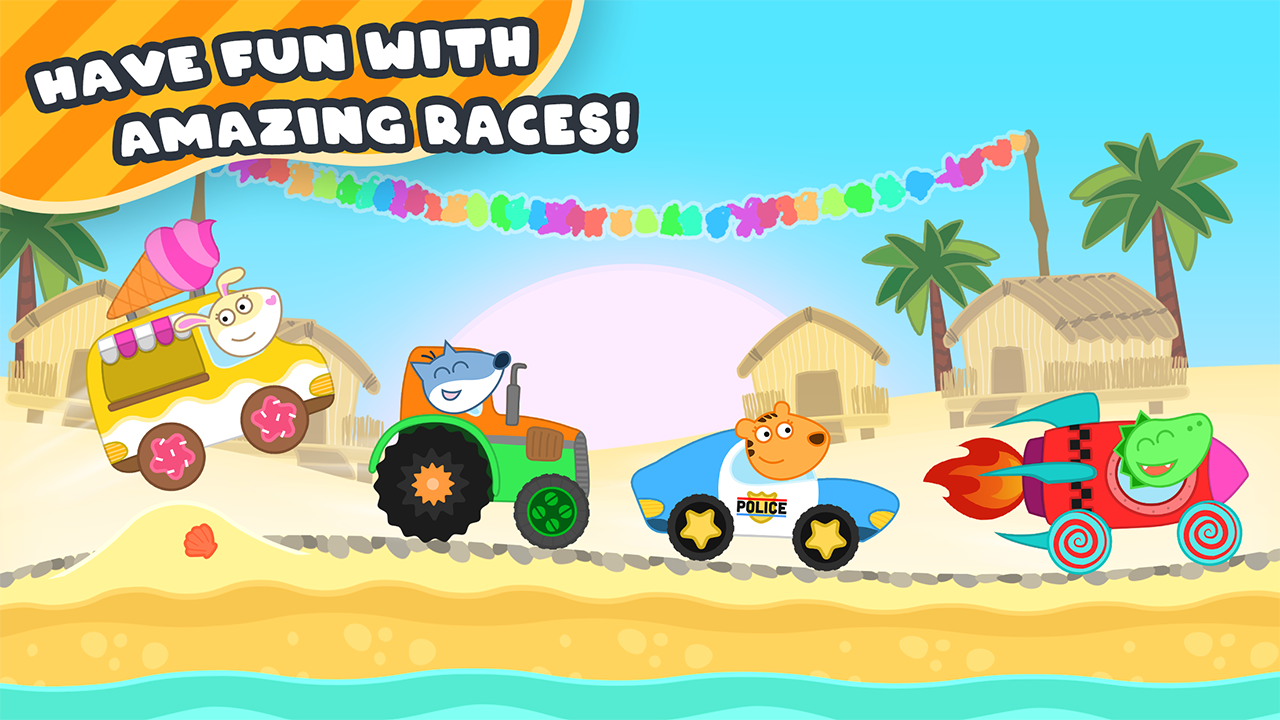 اسکرین شات 1 بازی Racing Cars for kids