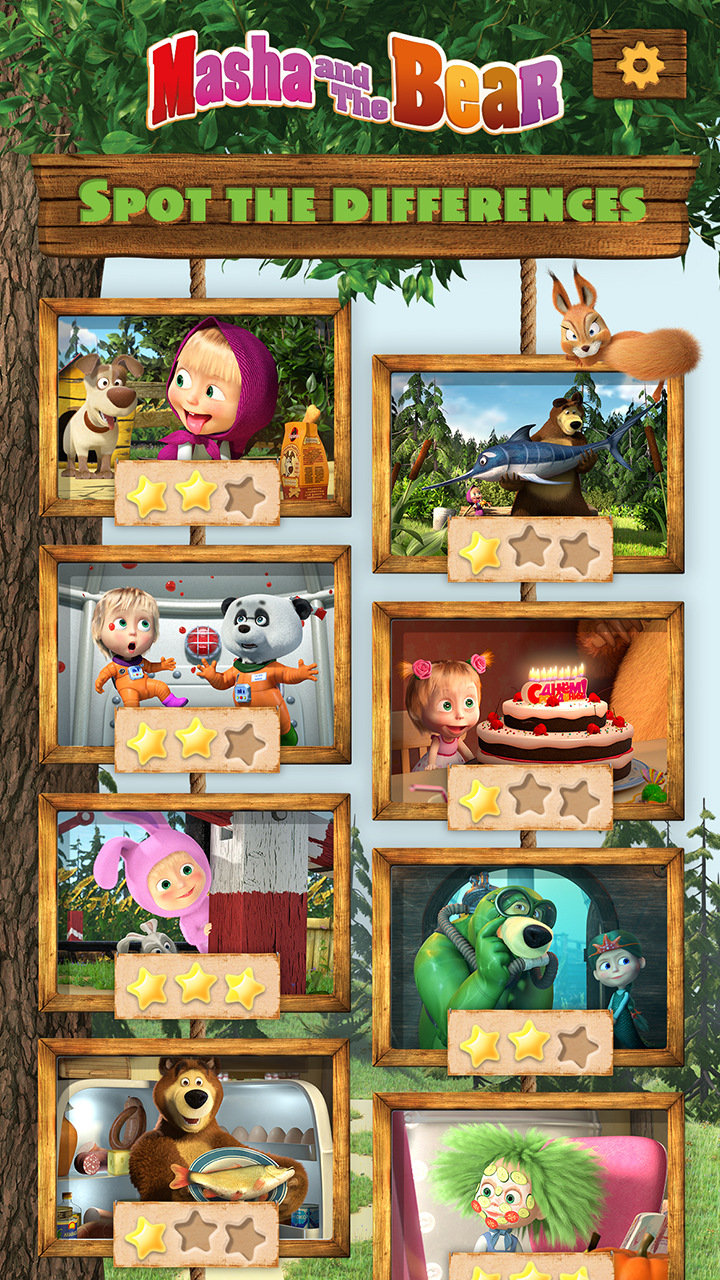 اسکرین شات 2 بازی Masha and the Bear Differences