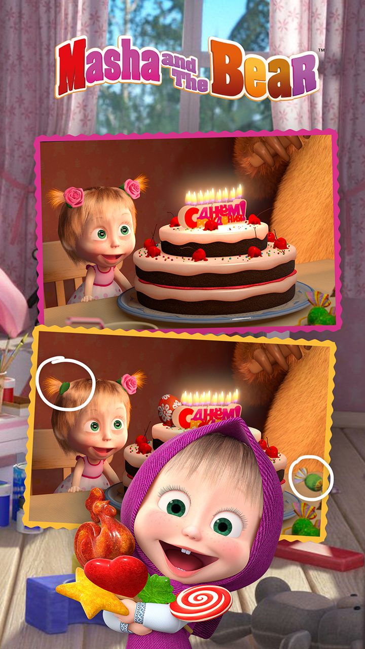 اسکرین شات 5 بازی Masha and the Bear Differences