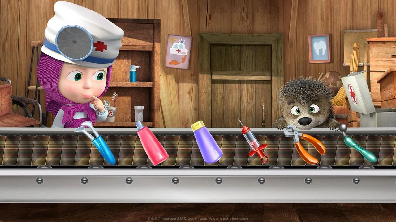 اسکرین شات 4 بازی Masha and the Bear: Dentist