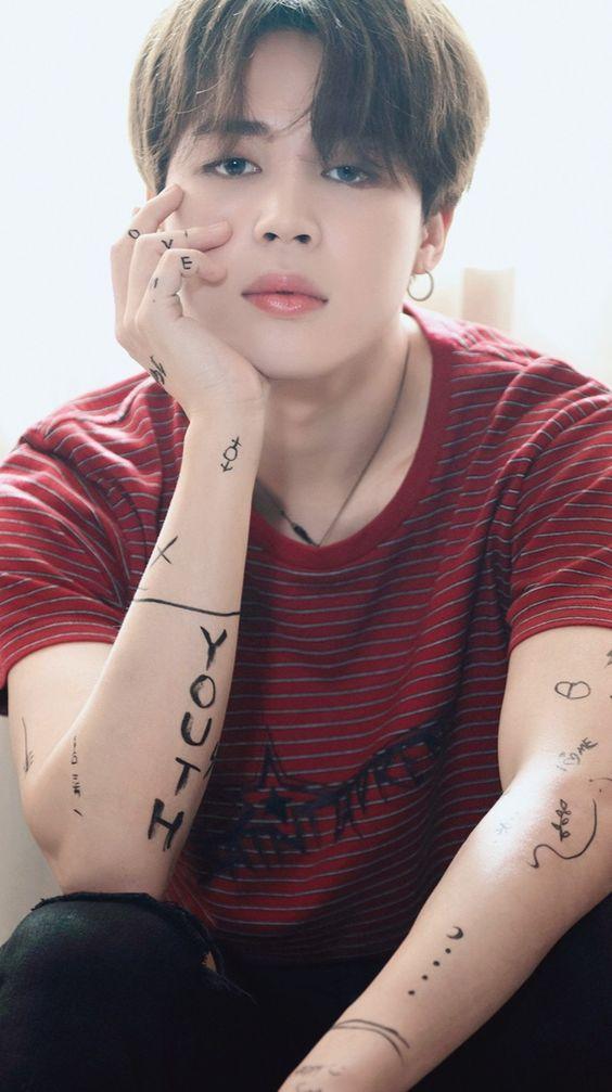 اسکرین شات 2 برنامه BTS Jimin Wallpaper Kpop HD 4K