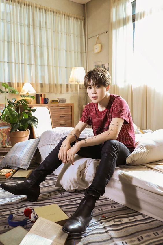 اسکرین شات 1 برنامه BTS Jimin Wallpaper Kpop HD 4K