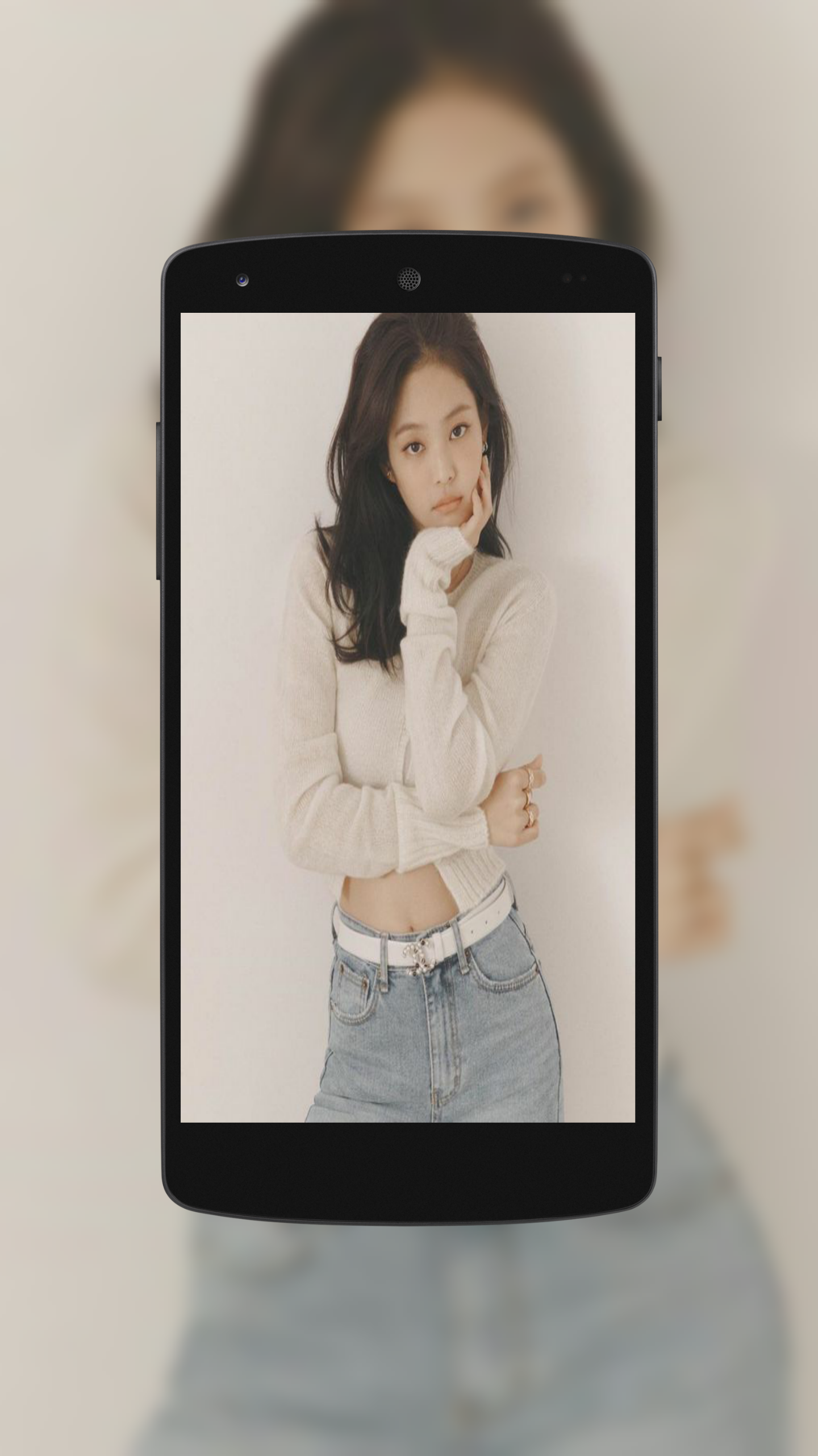 اسکرین شات 2 برنامه Jennie wallpaper - Jennie Blac