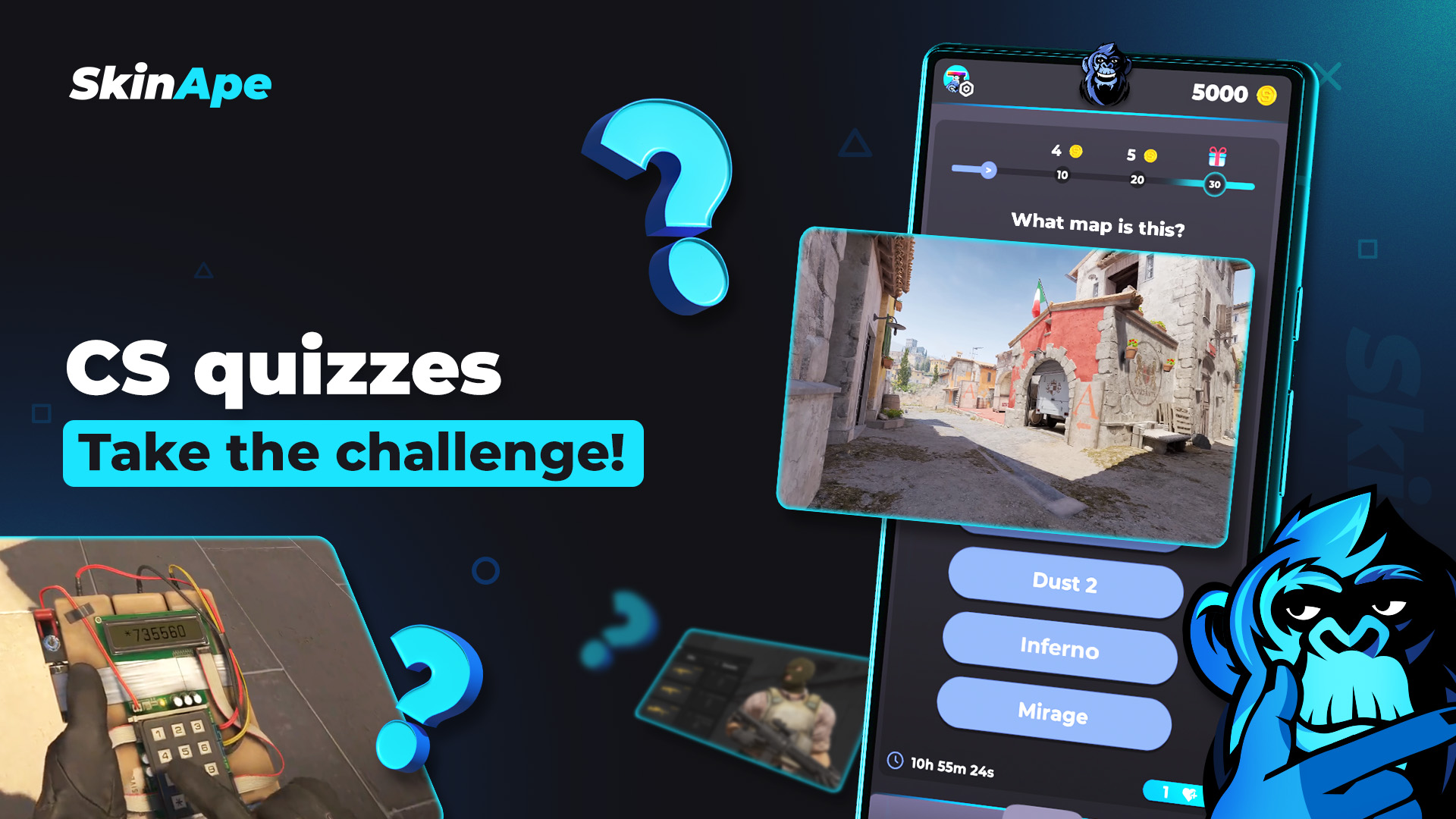 اسکرین شات 3 برنامه SkinApe CSGO: Win CS2 Skins