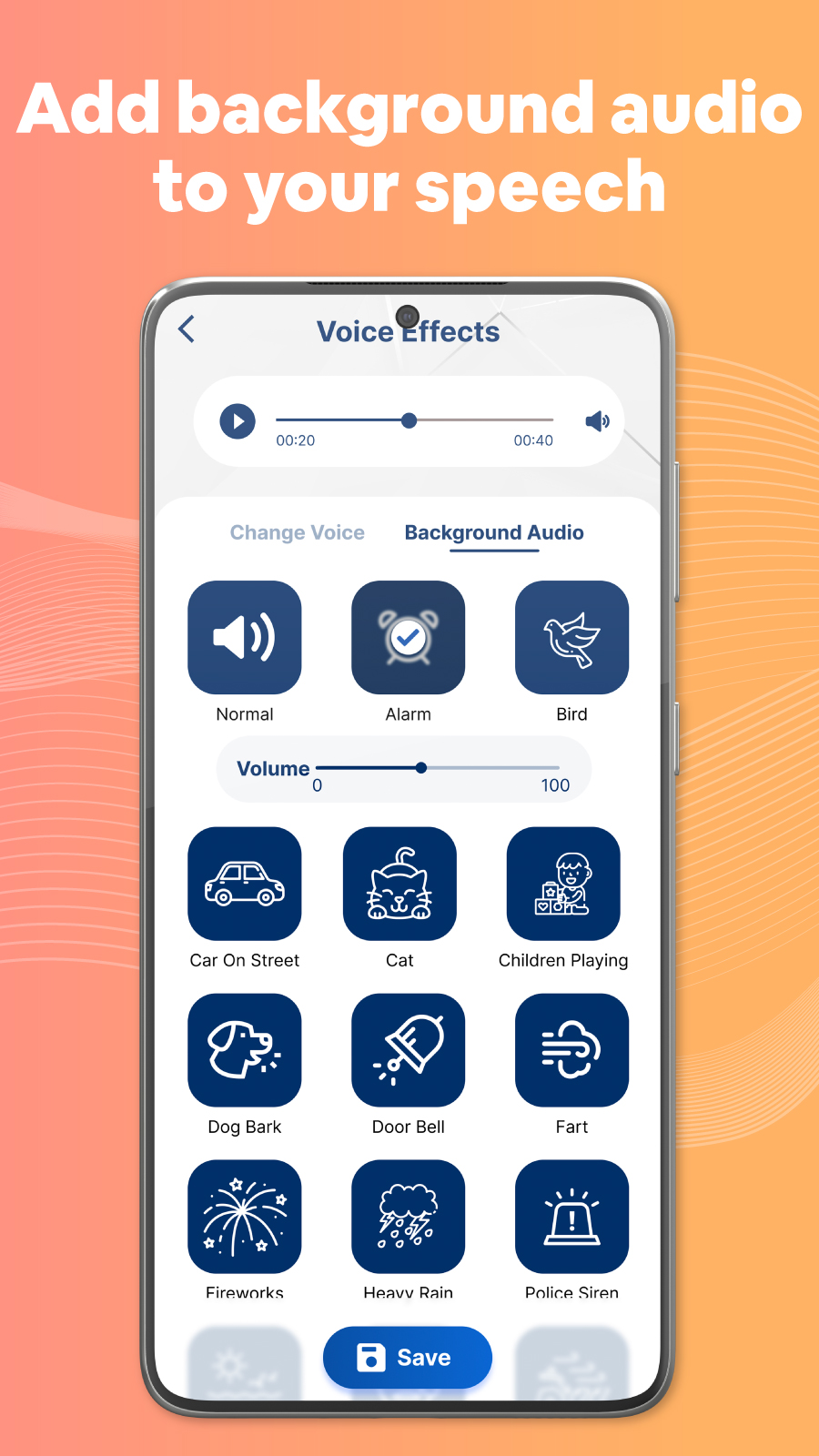 اسکرین شات 3 برنامه Voice Changer by Sound Effects