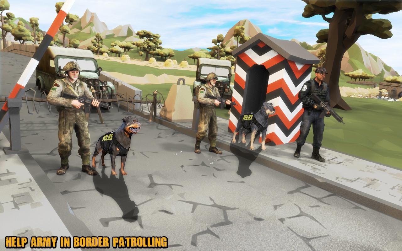 اسکرین شات 4 برنامه Border Police Dog Duty: Sniffer Dog Game