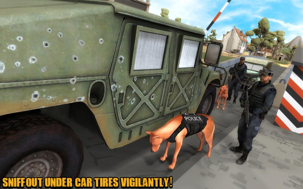 اسکرین شات 2 برنامه Border Police Dog Duty: Sniffer Dog Game