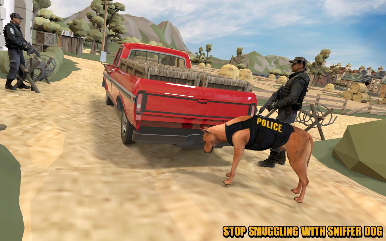 اسکرین شات 1 برنامه Border Police Dog Duty: Sniffer Dog Game