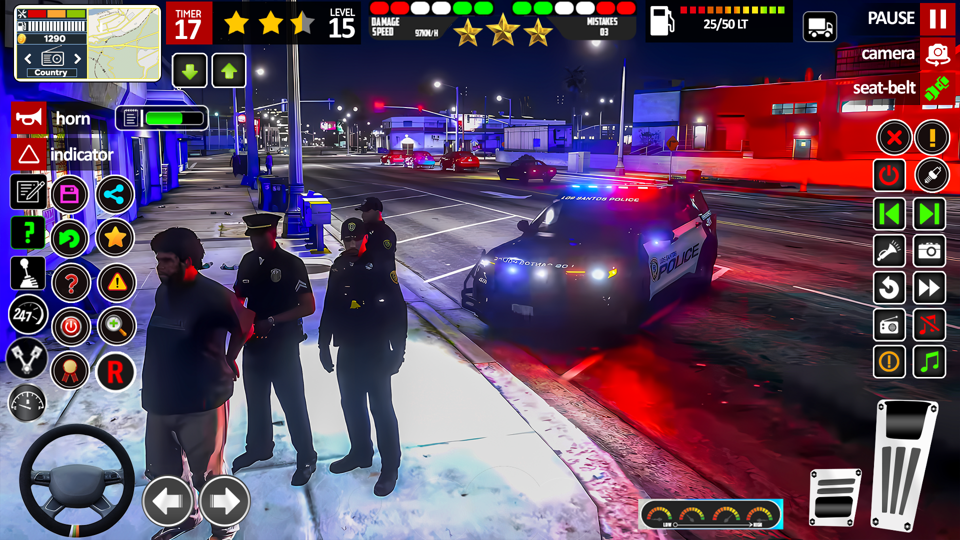 اسکرین شات 5 بازی City Police Car Game 3D