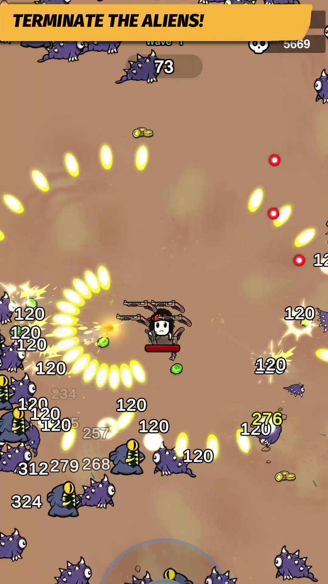 اسکرین شات 4 بازی Egg Commando: Alien Survivor