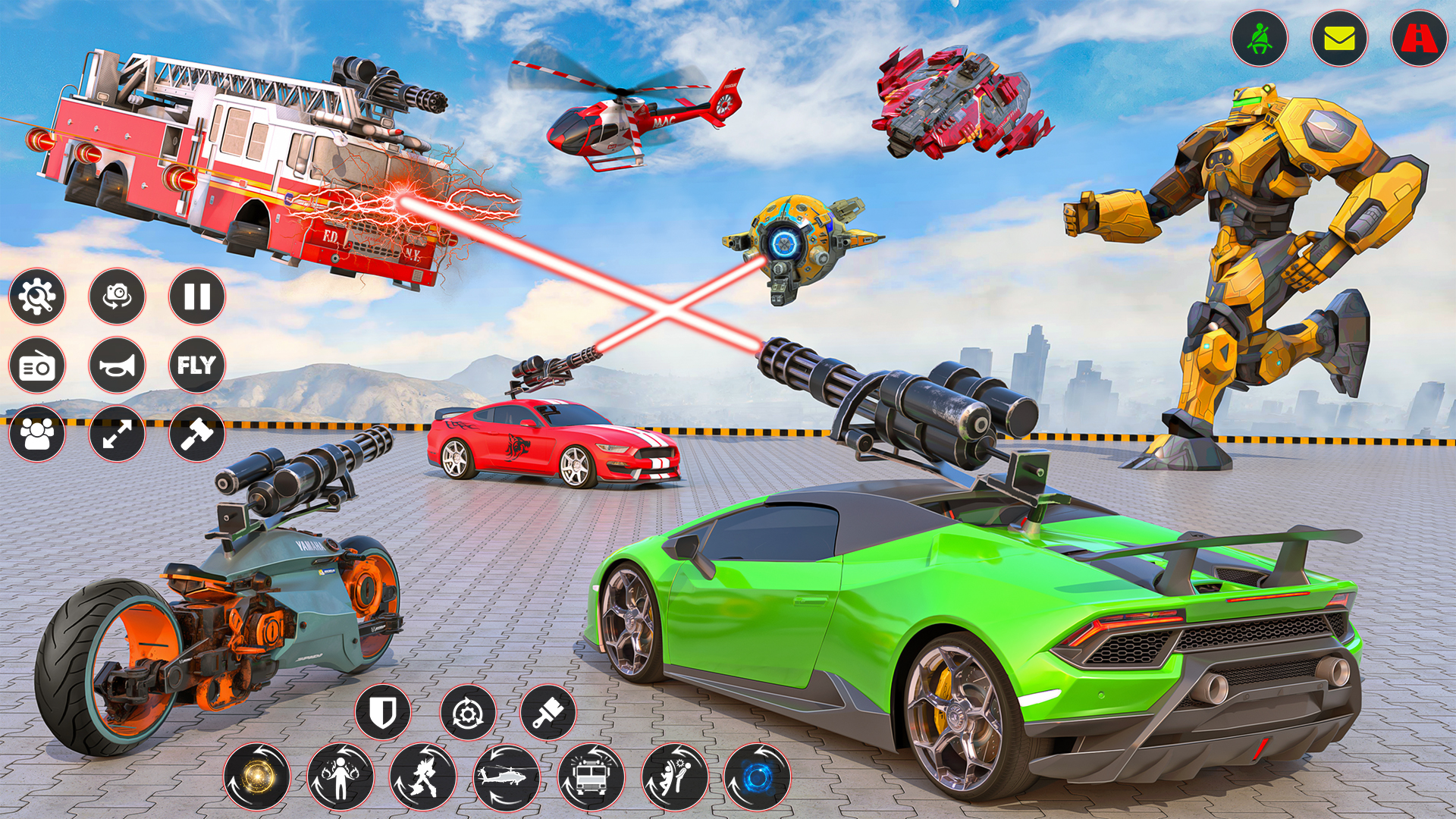 اسکرین شات 7 بازی Rescue Robot Car Transform