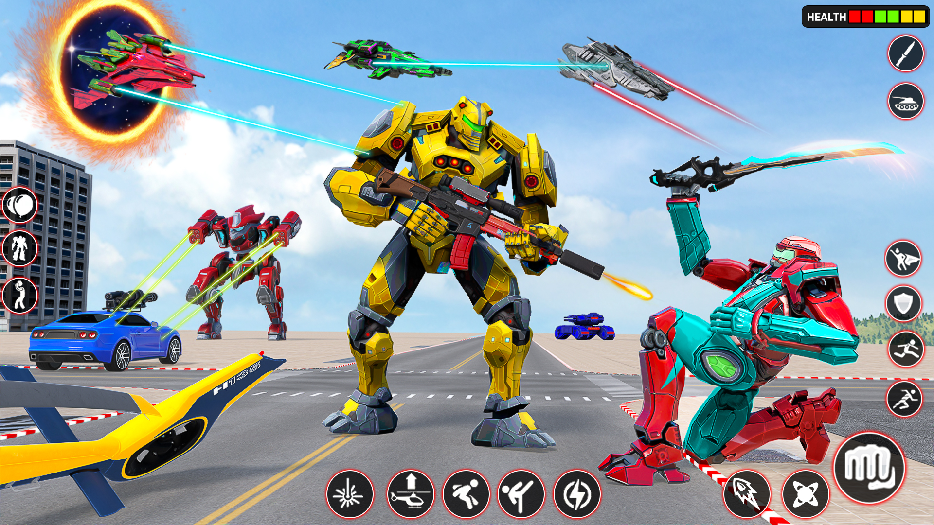 اسکرین شات 8 بازی Rescue Robot Car Transform