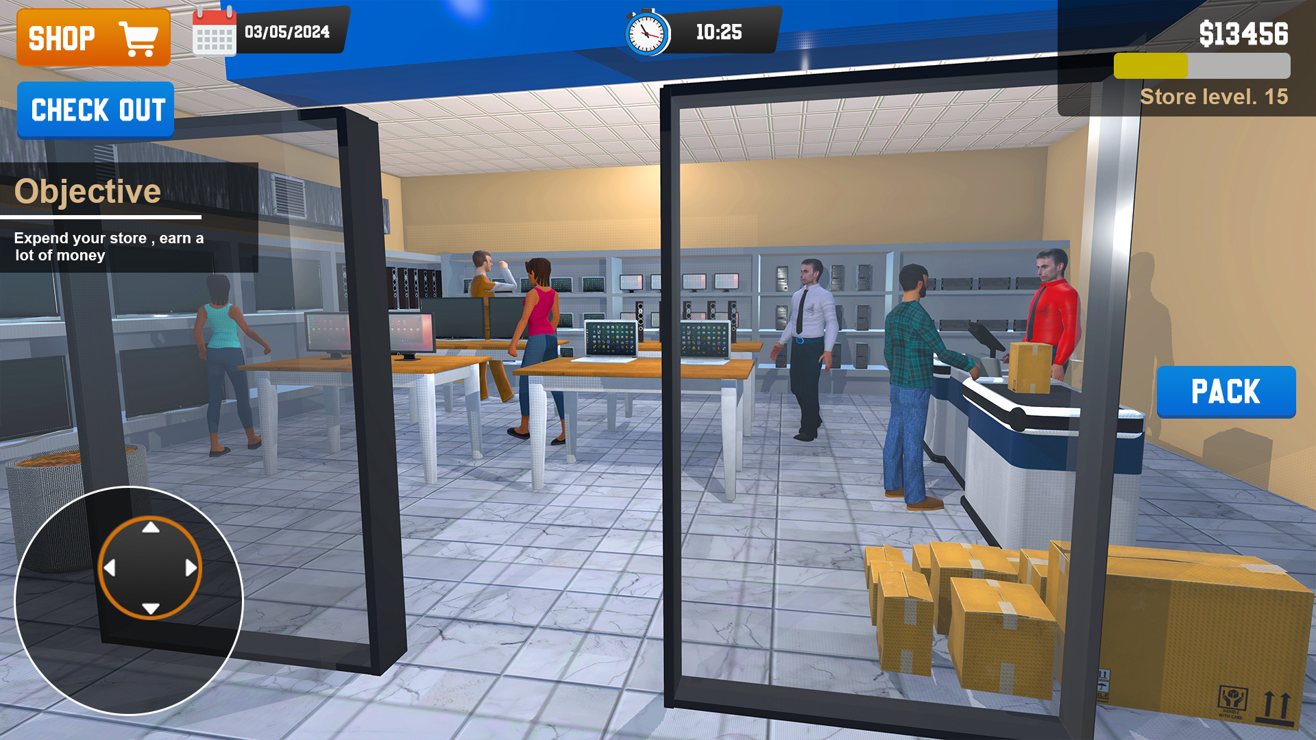 اسکرین شات 2 بازی Electronics Store Cashier Game