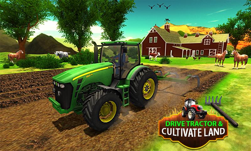 اسکرین شات 1 بازی US Tractor Farm Driving Simula