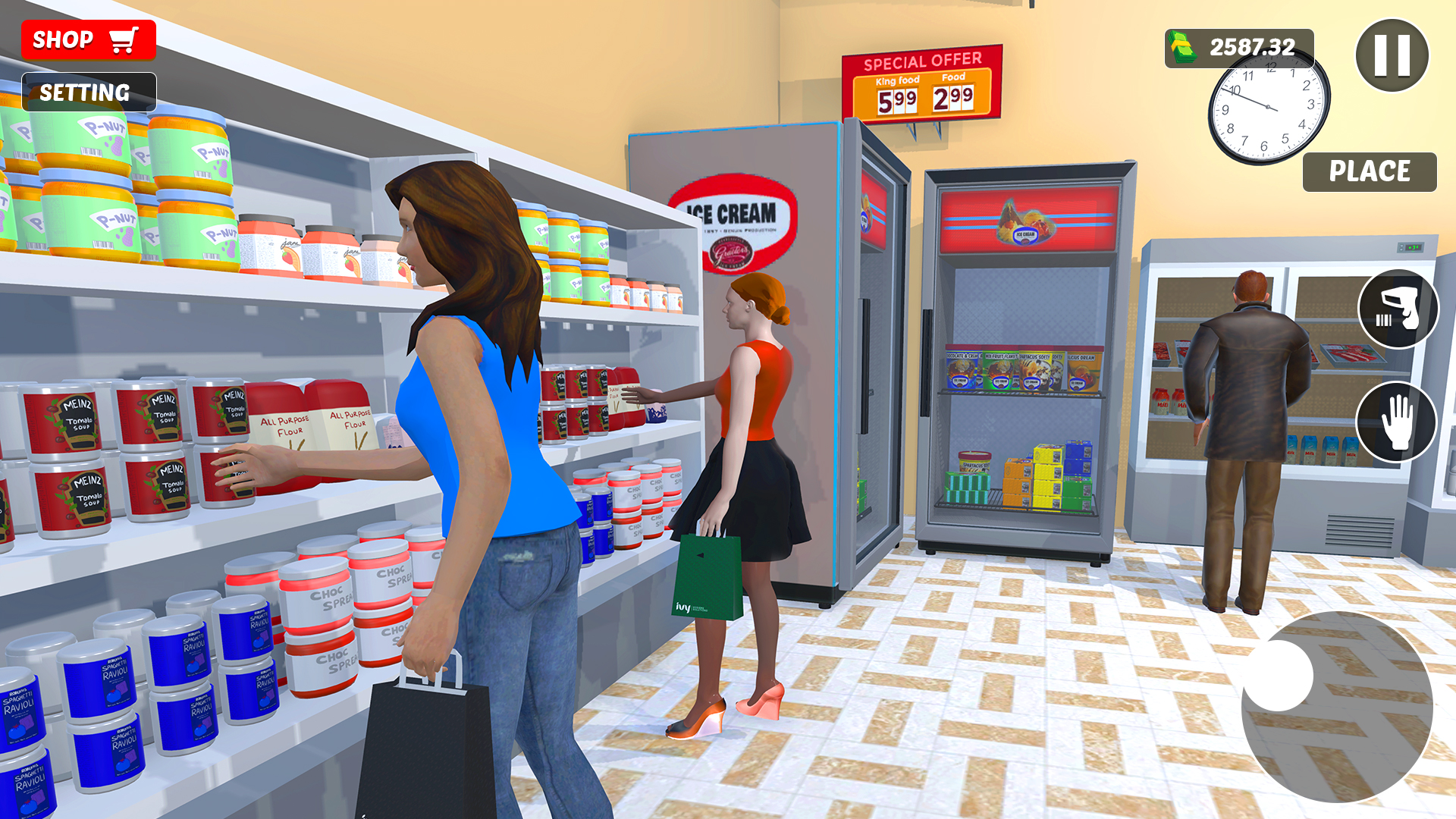 اسکرین شات 2 بازی Supermarket Store Simulator 3D