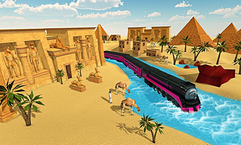 اسکرین شات 4 بازی Water Surfer Bullet Train Game