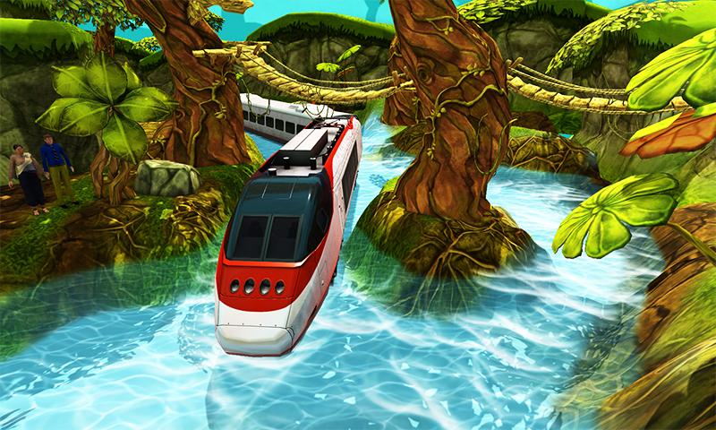 اسکرین شات 1 بازی Water Surfer Bullet Train Game