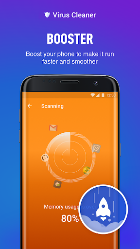 اسکرین شات 1 برنامه Virus Cleaner - Antivirus, Cleaner & Booster