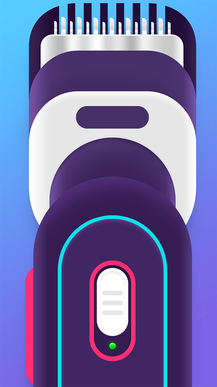 اسکرین شات 1 برنامه Hair Clipper - Electric Razor