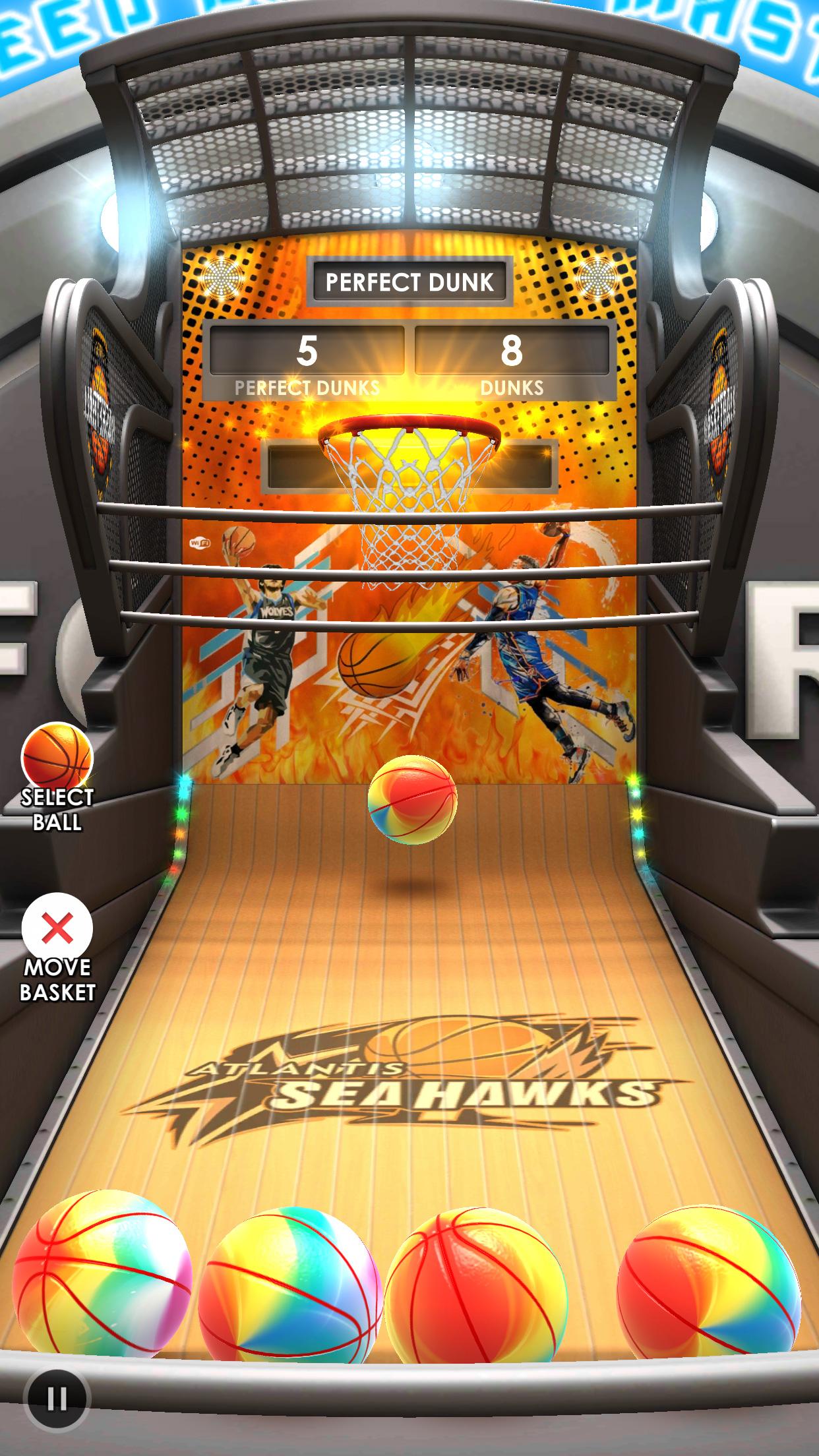 اسکرین شات 6 بازی Basketball Flick 3D