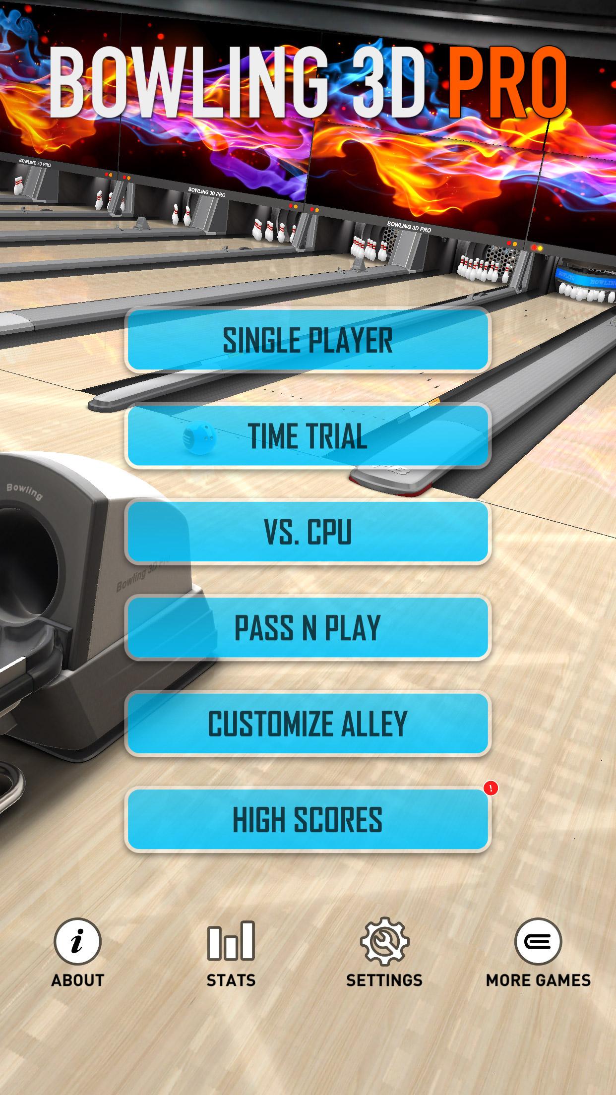 اسکرین شات 4 بازی Bowling 3D Pro
