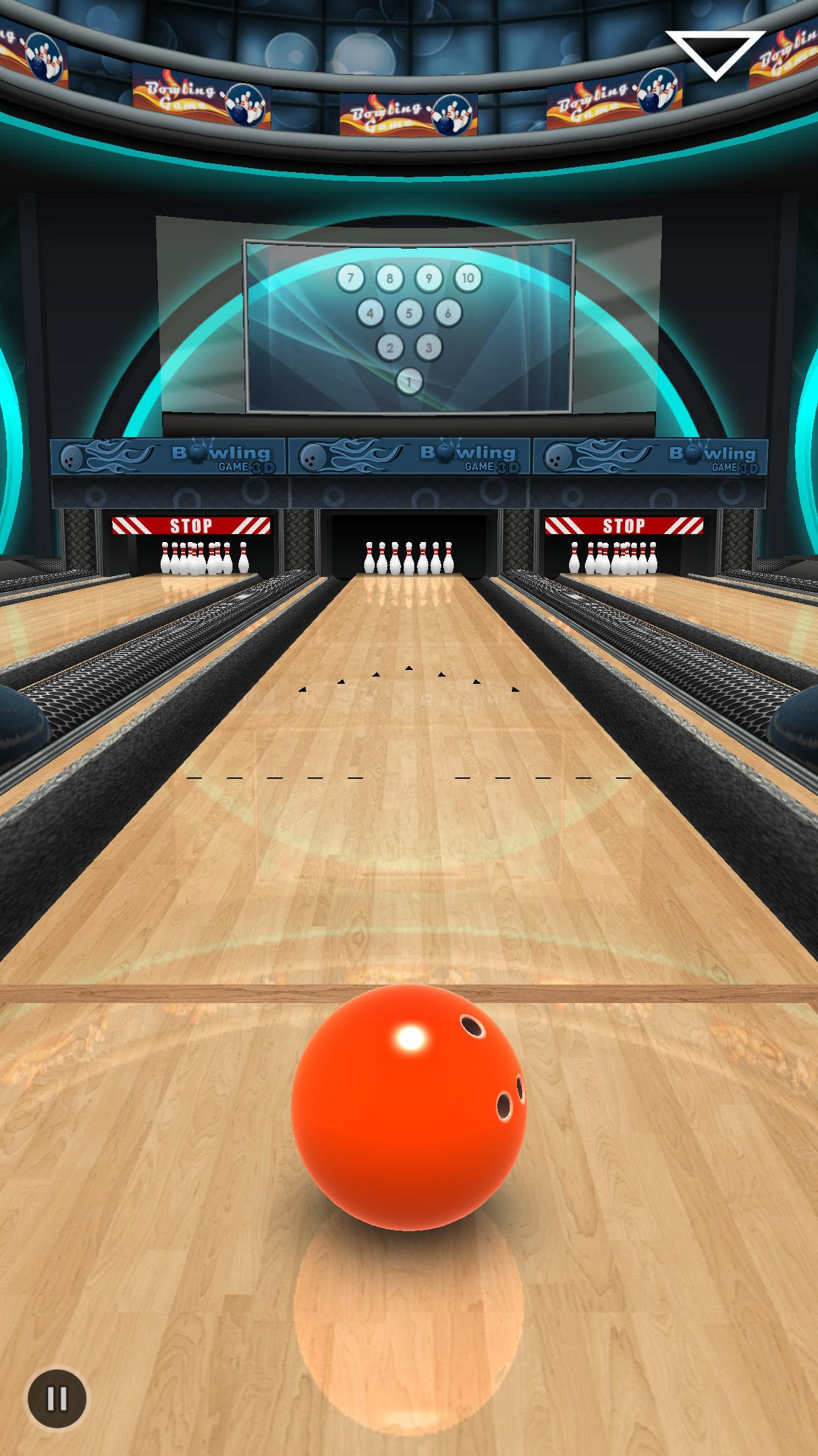 اسکرین شات 1 بازی Bowling Game 3D