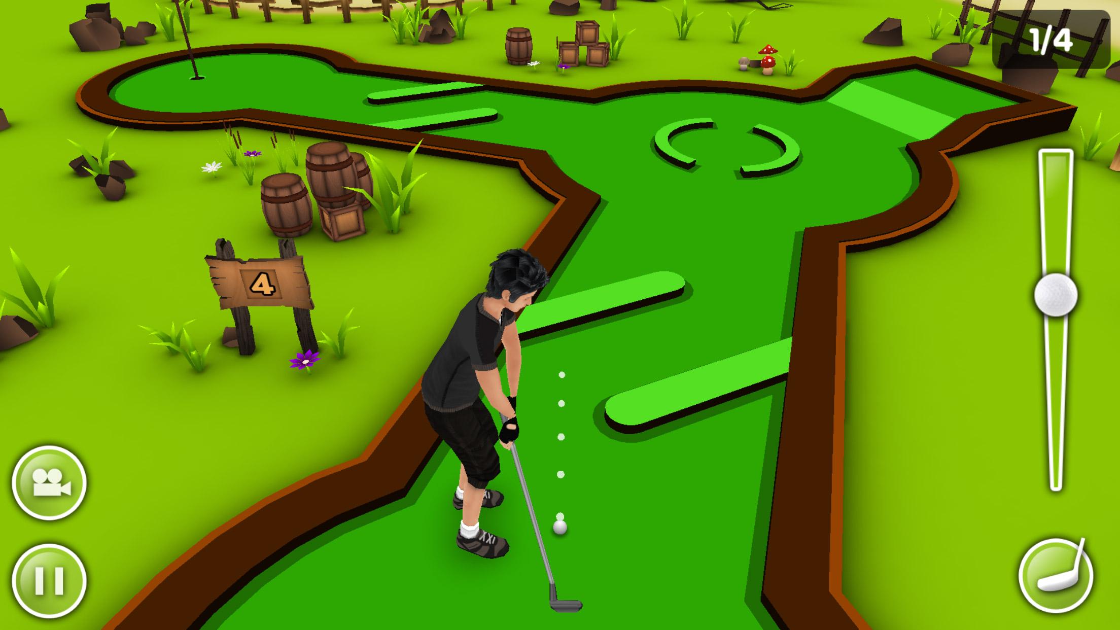 اسکرین شات 2 بازی Mini Golf Game 3D