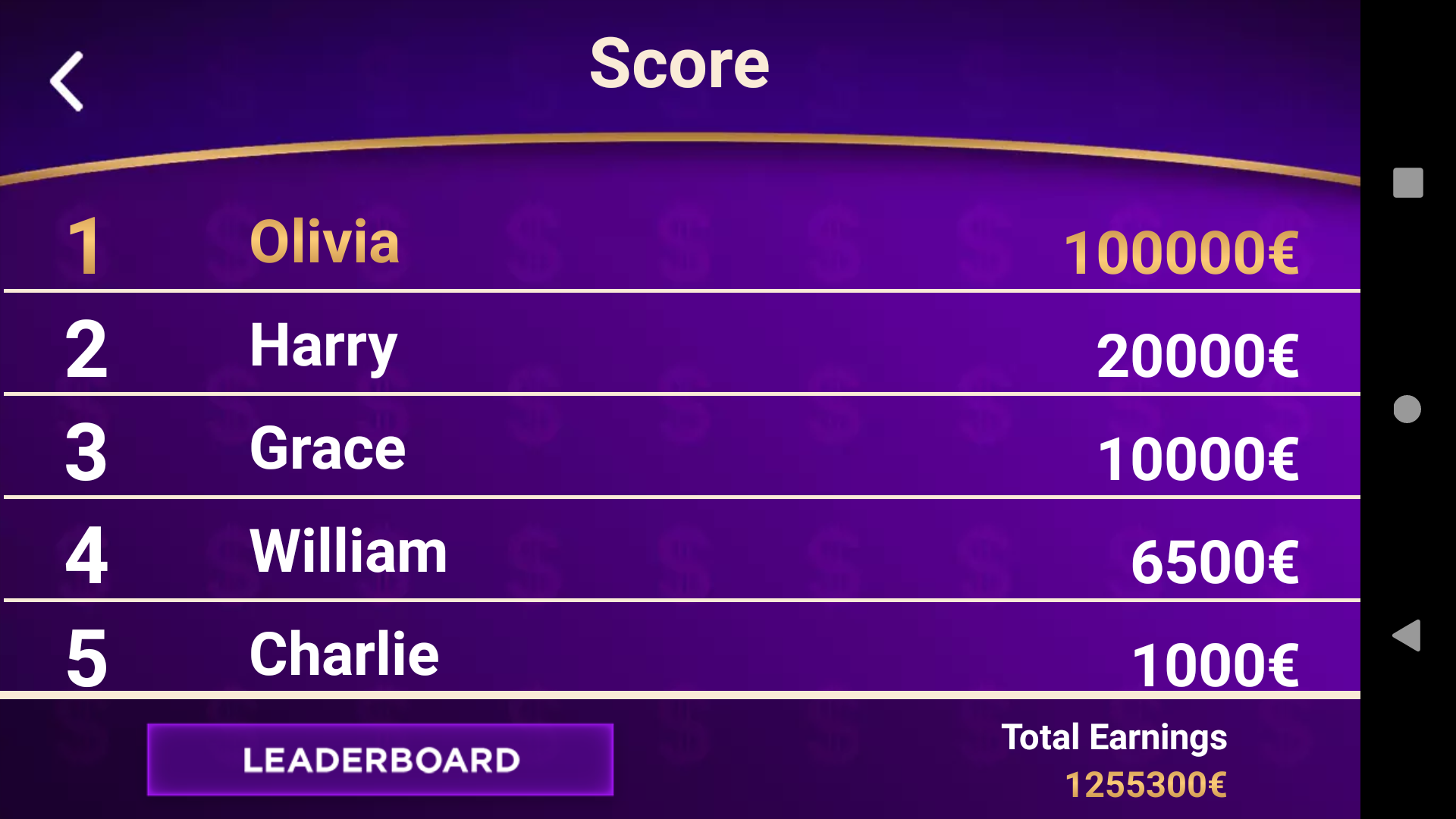 اسکرین شات 5 بازی Trivia Quiz Get Rich