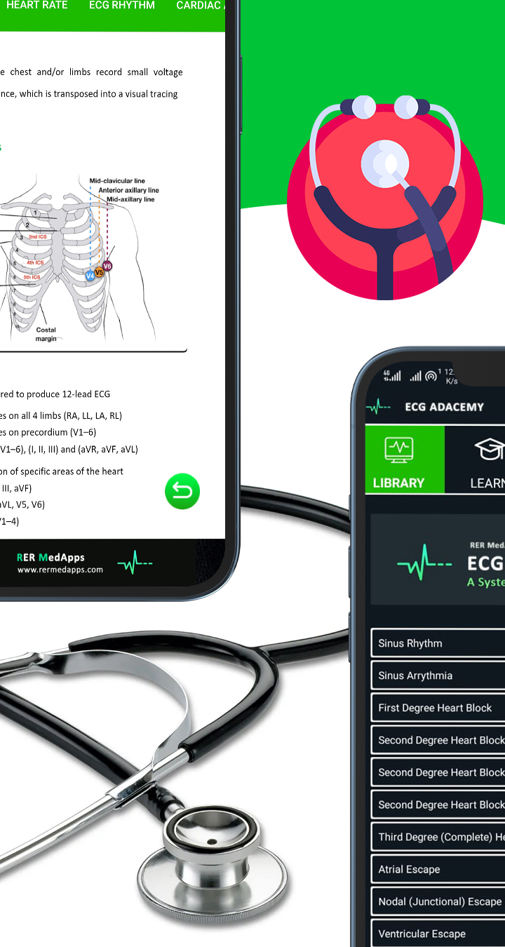 اسکرین شات 6 برنامه ECG Academy | ECG Made Easy