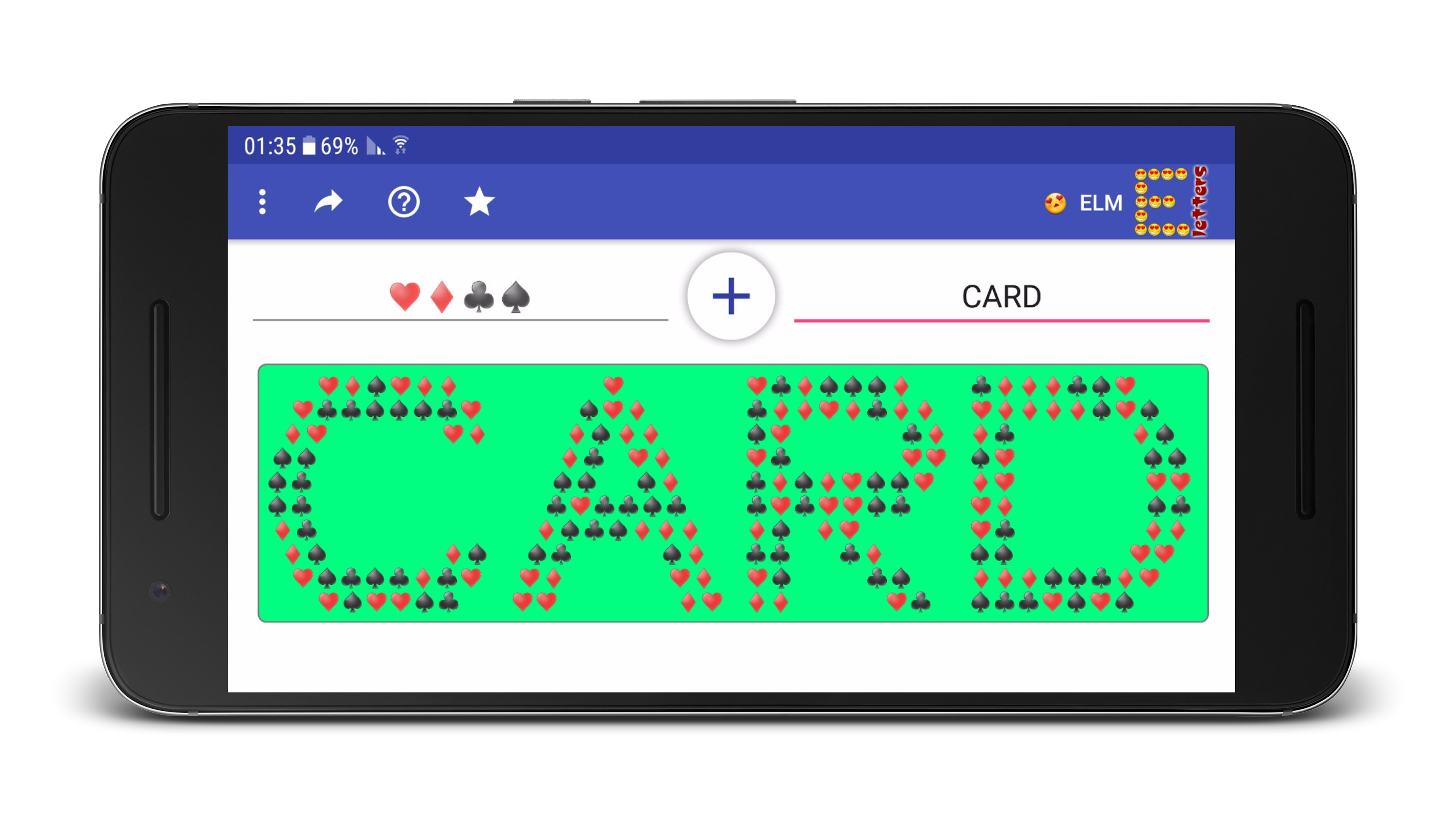 اسکرین شات برنامه Emoji Letter Maker 8