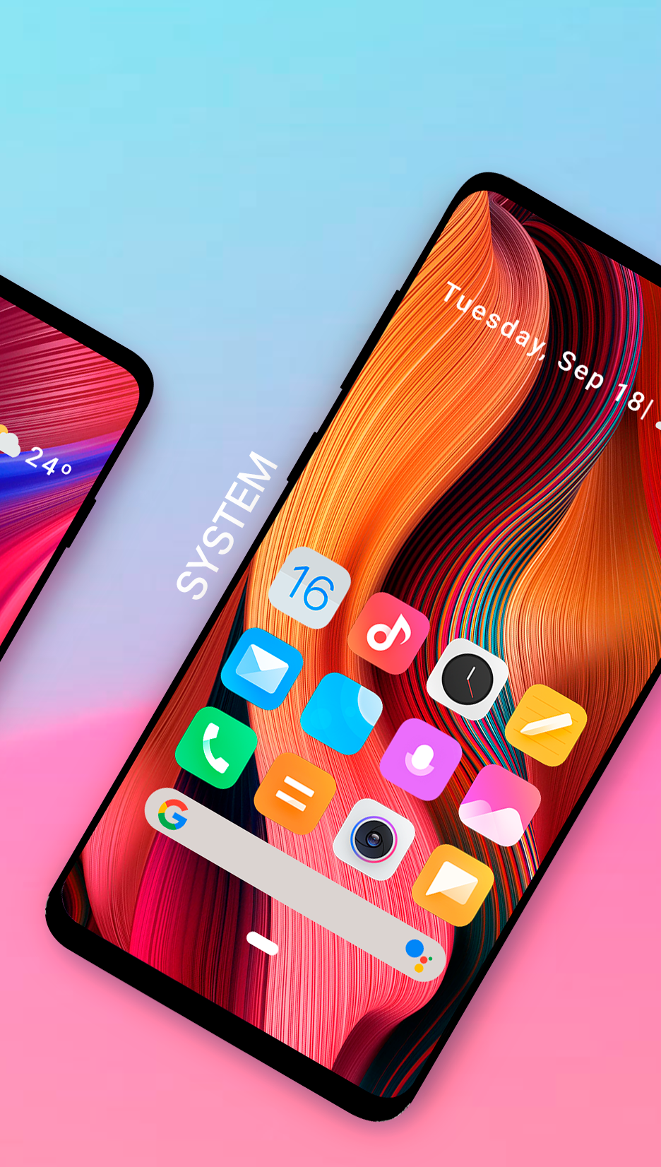 اسکرین شات 2 برنامه Icon pack in the style of MIUI