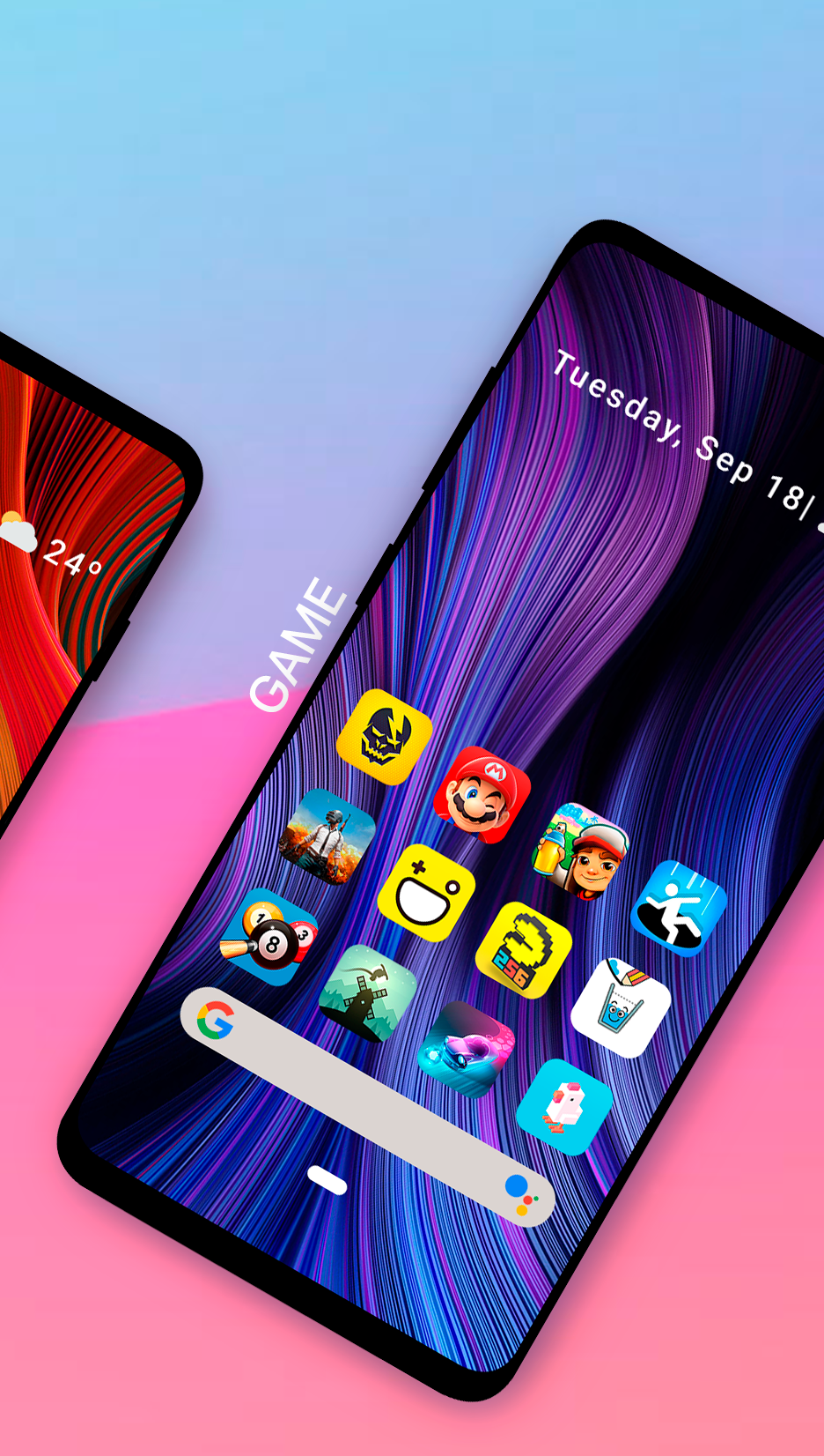 اسکرین شات 3 برنامه Icon pack in the style of MIUI