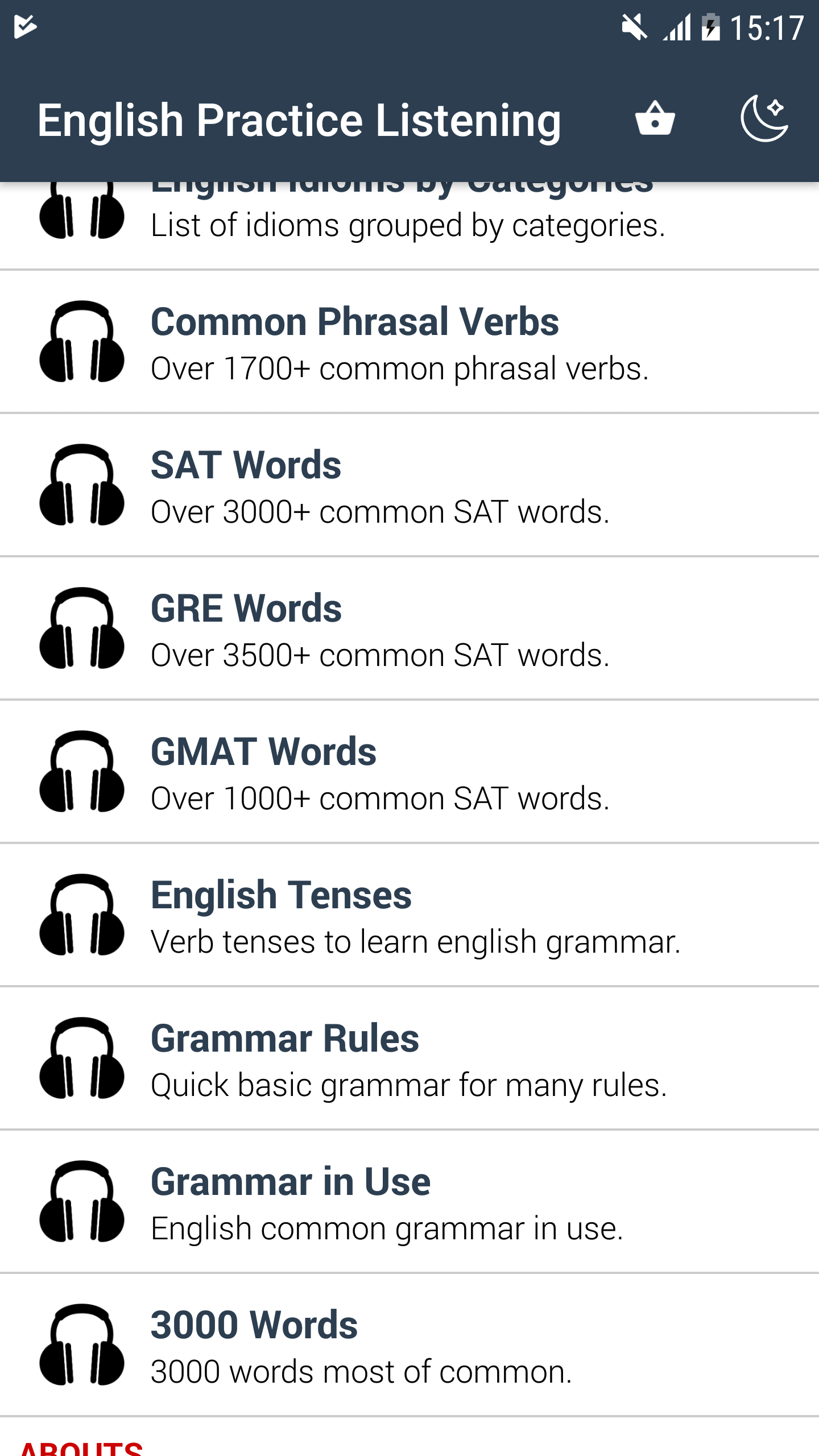 اسکرین شات 3 برنامه English Listening Practice