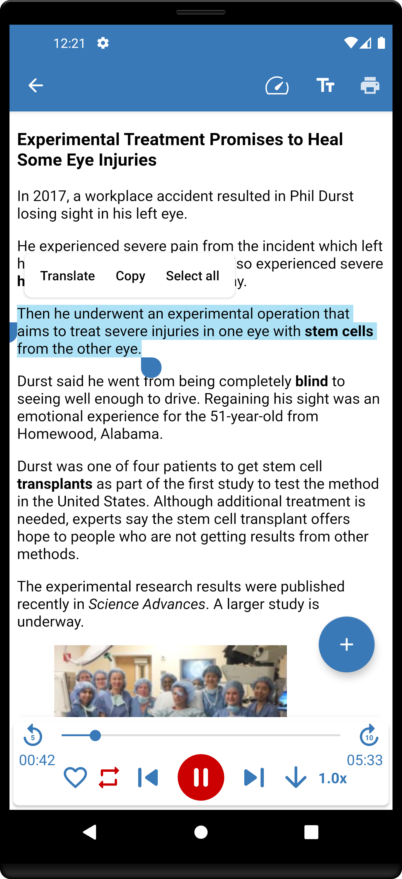 اسکرین شات 1 برنامه VOA Learning English