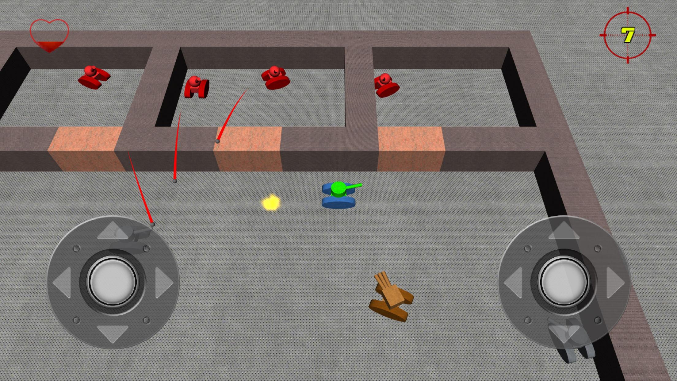 اسکرین شات 3 بازی Micro Tanks 3D